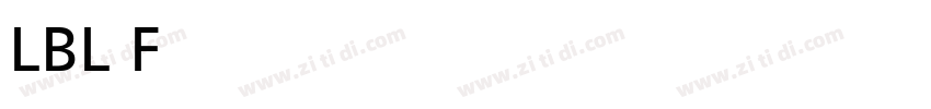 LBL FrutigerFun字体转换